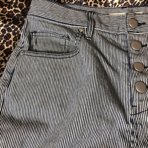 Joie Aerindis Cadet Stripe Print Jeans - Picture 11 of 14